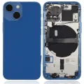Back Housing W/ Small Parts For iPhone 13 Mini (US Version) (Aftermarket Plus) (Blue)
