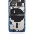 Back Housing W/ Small Parts For iPhone 13 Mini (US Version) (Aftermarket Plus) (Blue)