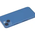 Back Housing W/ Small Parts For iPhone 13 Mini (US Version) (Aftermarket Plus) (Blue)