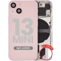 Back Housing W/ Small Parts For iPhone 13 Mini (US Version) (Aftermarket Plus) (Pink)