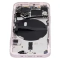 Back Housing W/ Small Parts For iPhone 13 Mini (US Version) (Aftermarket Plus) (Pink)