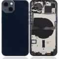 Back Housing W/ Small Parts For iPhone 13 (US Version) (Aftermarket Plus) (Midnight)