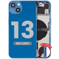 Back Housing W/ Small Parts For iPhone 13 (US Version) (Aftermarket Plus) (Blue)