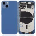 Back Housing W/ Small Parts For iPhone 13 (US Version) (Aftermarket Plus) (Blue)