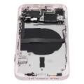 Back Housing W/ Small Parts For iPhone 13 (US Version) (Aftermarket Plus) (Pink)