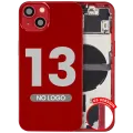 Back Housing W/ Small Parts For iPhone 13 (US Version) (Aftermarket Plus) (Red)