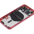 Back Housing W/ Small Parts For iPhone 13 (US Version) (Aftermarket Plus) (Red)