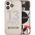 Back Housing W/ Small Parts For iPhone 13 Pro (US Version) (Aftermarket Plus) (Gold)