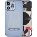 Back Housing W/ Small Parts For iPhone 13 Pro (US Version) (Aftermarket Plus) (Sierra Blue)
