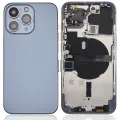 Back Housing W/ Small Parts For iPhone 13 Pro (US Version) (Aftermarket Plus) (Sierra Blue)