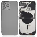 Back Housing W/ Small Parts For iPhone 13 Pro Max (US Version) (Aftermarket Plus) (Graphite)