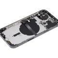 Back Housing W/ Small Parts For iPhone 13 Pro Max (US Version) (Aftermarket Plus) (Graphite)