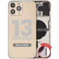 Back Housing W/ Small Parts For iPhone 13 Pro Max (US Version) (Aftermarket Plus) (Gold)