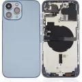 Back Housing W/ Small Parts For iPhone 13 Pro Max (US Version) (Aftermarket Plus) (Sierra Blue)