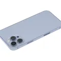 Back Housing W/ Small Parts For iPhone 13 Pro Max (US Version) (Aftermarket Plus) (Sierra Blue)