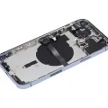 Back Housing W/ Small Parts For iPhone 13 Pro Max (US Version) (Aftermarket Plus) (Sierra Blue)