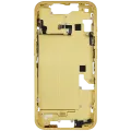 Mid-Frame Housing W/ Small Parts For iPhone 14 (EU / Global Version) (Used OEM Pull: Grade A) (Yellow)