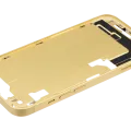 Mid-Frame Housing W/ Small Parts For iPhone 14 (EU / Global Version) (Used OEM Pull: Grade A) (Yellow)