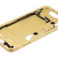 Mid-Frame Housing W/ Small Parts For iPhone 14 (EU / Global Version) (Used OEM Pull: Grade A) (Yellow)