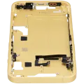 Mid-Frame Housing W/ Small Parts For iPhone 14 (EU / Global Version) (Used OEM Pull: Grade A) (Yellow)