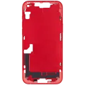 Mid-Frame Housing W/ Small Parts For iPhone 14 Plus (EU / Global Version) (Used OEM Pull: Grade A) (Red)
