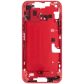 Mid-Frame Housing W/ Small Parts For iPhone 14 Plus (EU / Global Version) (Used OEM Pull: Grade A) (Red)