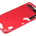 Mid-Frame Housing W/ Small Parts For iPhone 14 Plus (EU / Global Version) (Used OEM Pull: Grade A) (Red)