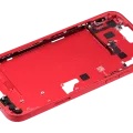 Mid-Frame Housing W/ Small Parts For iPhone 14 Plus (EU / Global Version) (Used OEM Pull: Grade A) (Red)