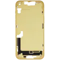 Mid-Frame Housing W/ Small Parts For iPhone 14 Plus (EU / Global Version) (Used OEM Pull: Grade A) (Yellow)