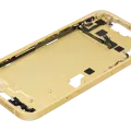 Mid-Frame Housing W/ Small Parts For iPhone 14 Plus (EU / Global Version) (Used OEM Pull: Grade A) (Yellow)