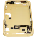 Mid-Frame Housing W/ Small Parts For iPhone 14 Plus (EU / Global Version) (Used OEM Pull: Grade A) (Yellow)