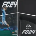 Faceplate Cover (Top & Bottom) For Sony PlayStation 5 Slim Disc Edition (EA Sport FC24 FIFA)