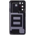 Back cover Glass With Camera Lens For Huawei P40 (Black)