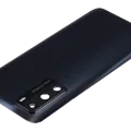 Back cover Glass With Camera Lens For Huawei P40 (Black)