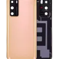 Back cover Glass With Camera Lens For Huawei P40 (Blush Gold)