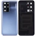 Back cover Glass With Camera Lens For Huawei P40 Pro (Mirror Silver)