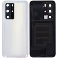 Back cover Glass With Camera Lens For Huawei P40 Pro (Ice White)
