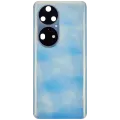 Back cover Glass With Camera Lens For Huawei P50 Pro (Blue)