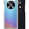Back cover Glass With Camera Lens For Huawei Mate 40 Pro (Mystic Silver)