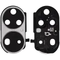 Back Camera Lens With Bracket For Huawei P50 Pro (Pearl White)