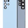 Back Cover Glass With Camera Lens For Samsung Galaxy S23 Ultra 5G (Service Pack) (Sky Blue)