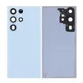 Back Cover Glass With Camera Lens For Samsung Galaxy S23 Ultra 5G (Service Pack) (Sky Blue)