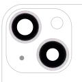 Back Camera Lens With Bracket & Bezel For iPhone 13 / 13 Mini ( 2 Piece Set) (Aftermarket Plus) (Pink)