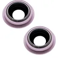 Back Camera Lens With Bracket & Bezel For iPhone 13 / 13 Mini ( 2 Piece Set) (Aftermarket Plus) (Pink)