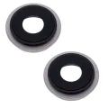Back Camera Lens With Bracket & Bezel For iPhone 13 / 13 Mini ( 2 Piece Set) (Aftermarket Plus) (Starlight)