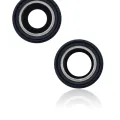Back Camera Lens With Bracket & Bezel For iPhone 13 / 13 Mini (2 Piece Set) (Aftermarket Plus) (Midnight)