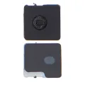 Flash Light / Power Flex Bracket With Microphone Mesh For iPhone 13 / 13 Mini (10 Pack) (Black)