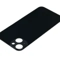 Back Glass With 3M Adhesive For iPhone 13 (No Logo / Large Camera Hole) (Midnight)