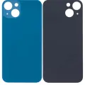 Back Glass With 3M Adhesive For iPhone 13 (No Logo / Large Camera Hole) (Blue)