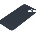 Back Glass With 3M Adhesive For iPhone 13 (No Logo / Large Camera Hole) (Blue)
